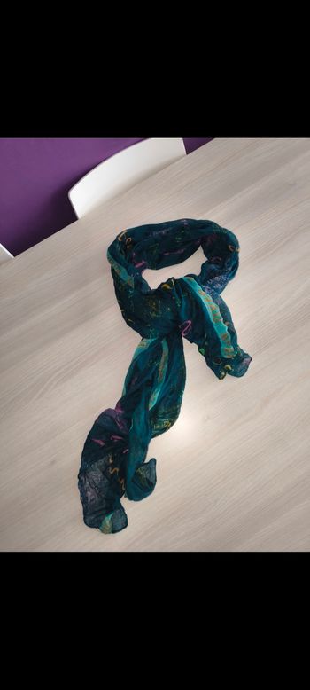 Foulard femme vert