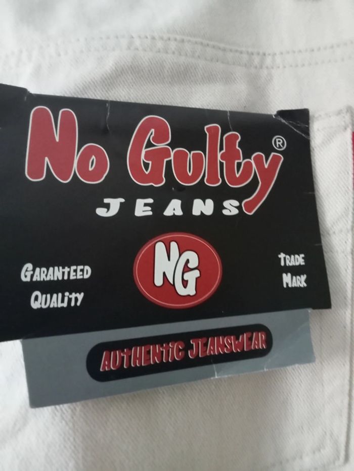 jean no gulty couleur crème / écru neuf taille 48 - photo numéro 8