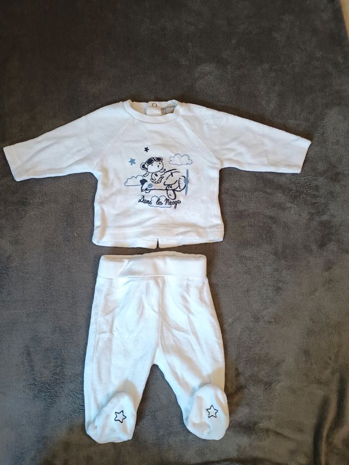 Pyjama 2 pièces 1 mois