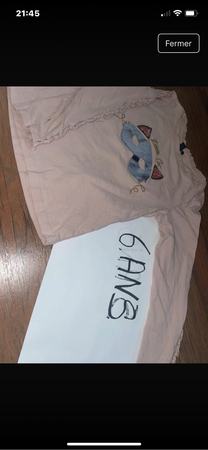 T-shirt rose LM