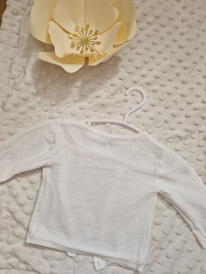 Gilet blanc kiabi 1 mois - photo numéro 4