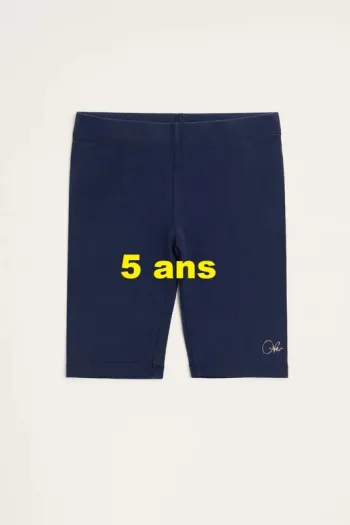 Legging court bleu marine Orchestra Taille 5 ans