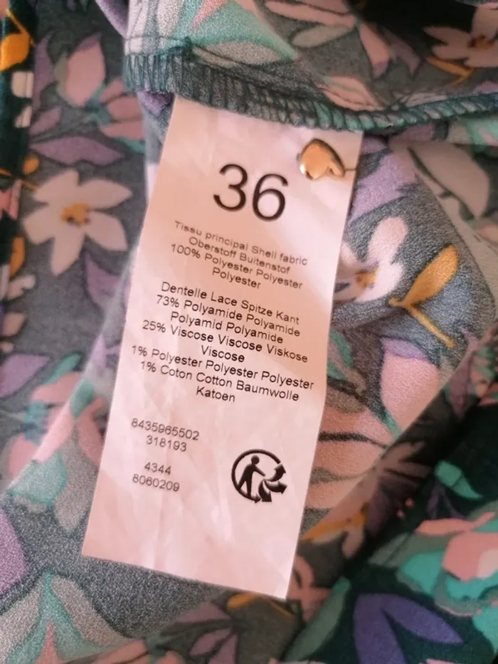 Robe coloré à manches longues - Taille 36 - photo numéro 5