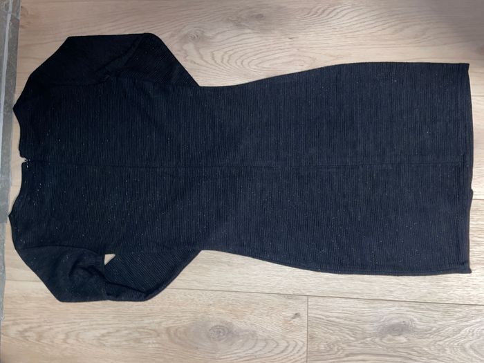 Robe Superdry droite noire pailleté sequins Taille XS / 34 - 36 Bon état - photo numéro 5