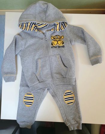 Ensemble jogging tigrou