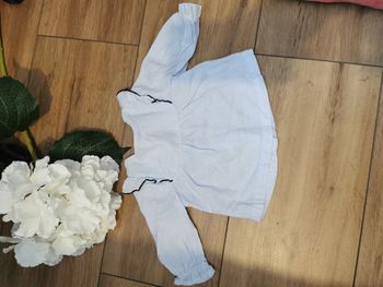 Chemise robe bleu claire