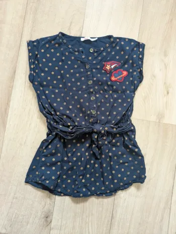 Blouse tunique marine Gemo 3 ans