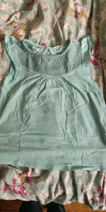 T-shirt turquoise 8 ans Okaïdi