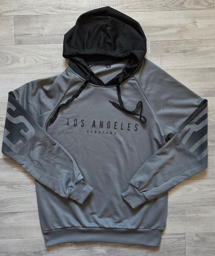 Sweat gris / noir - S