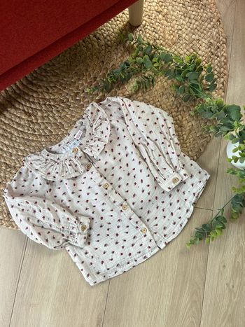 Blouse fleurie Zara 2/3 ans