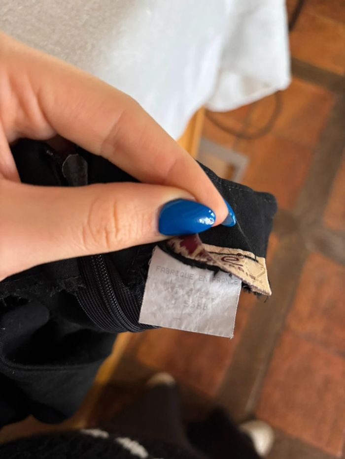 Jupe noire vintage MAJE - Taille S #vintagemaje - photo numéro 3