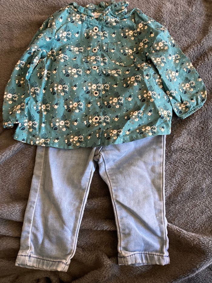 Lot jeans et chemise - photo numéro 2