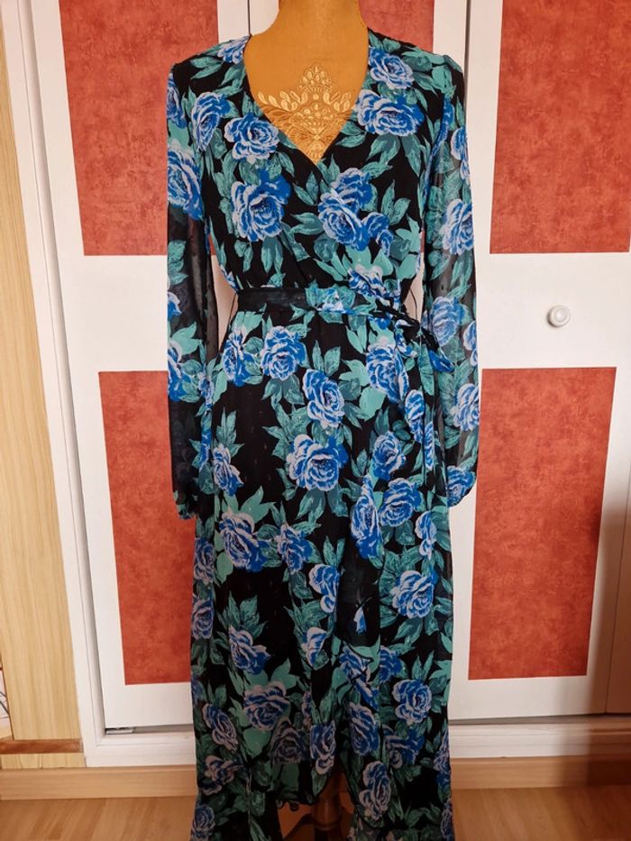 Robe longue asymétrique