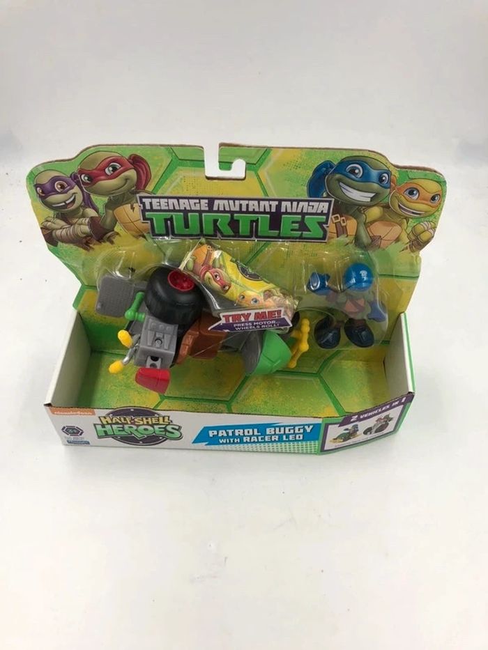 Véhicule Tortue Ninja Patrol Buggy + figurine Playmates Toys neuf