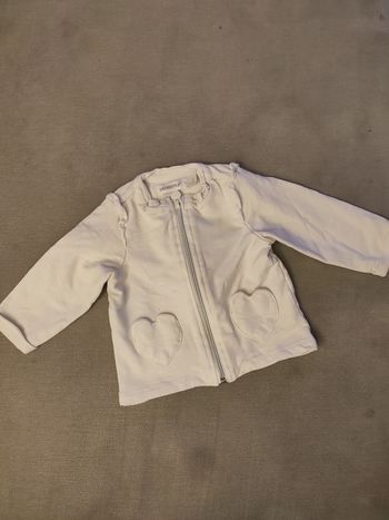 Gilet blanc orchestra 6 mois