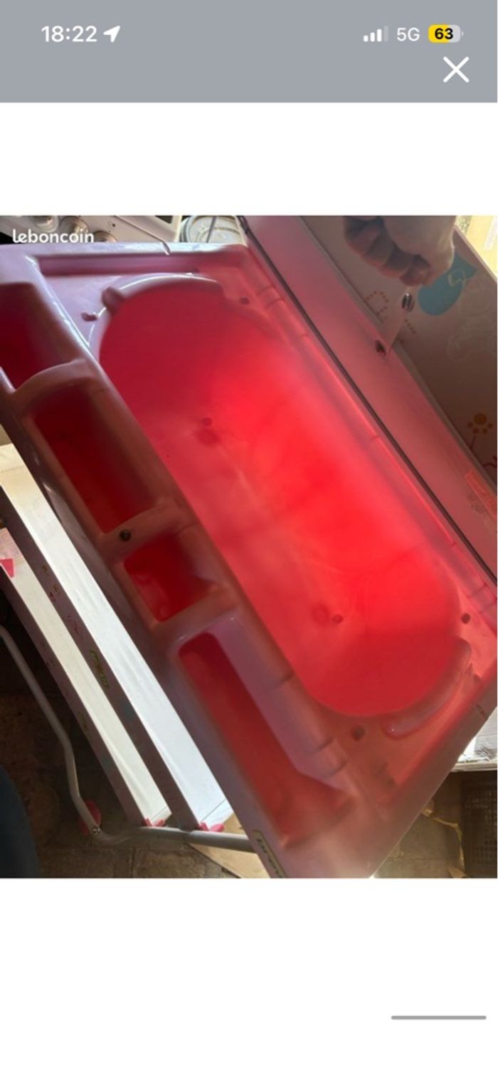 Table à langer baignoire - photo numéro 3