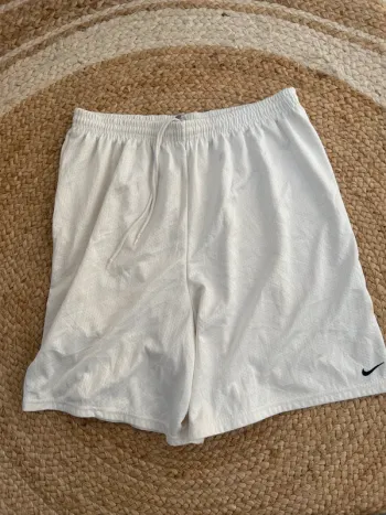 Short Homme Nike Blanc | Taille XL | Très Bon État | Sport Casual Streetwear | R26