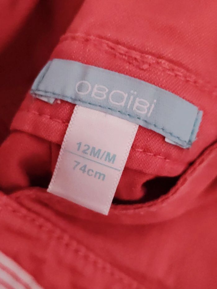 Robe 👗 salopette Obaïbi 12 mois - photo numéro 8