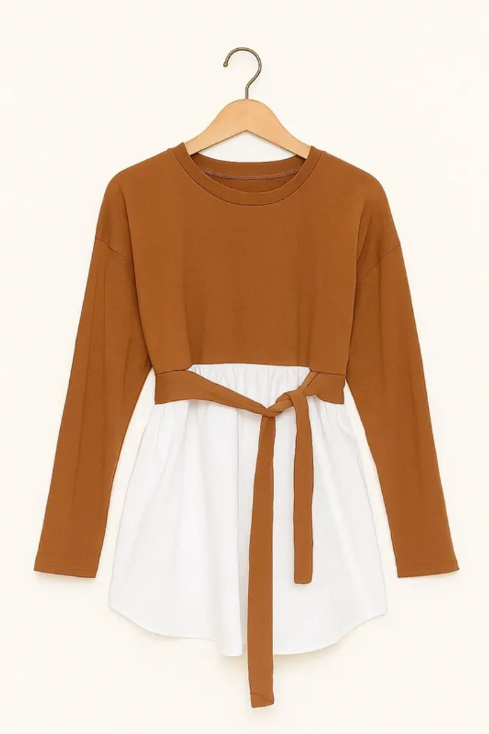 Robe bicolore style tunique – Taille L – Très bon état 👗