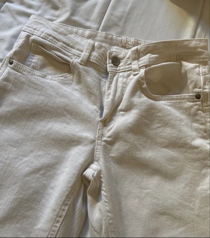 Jean blanc femme - photo numéro 4