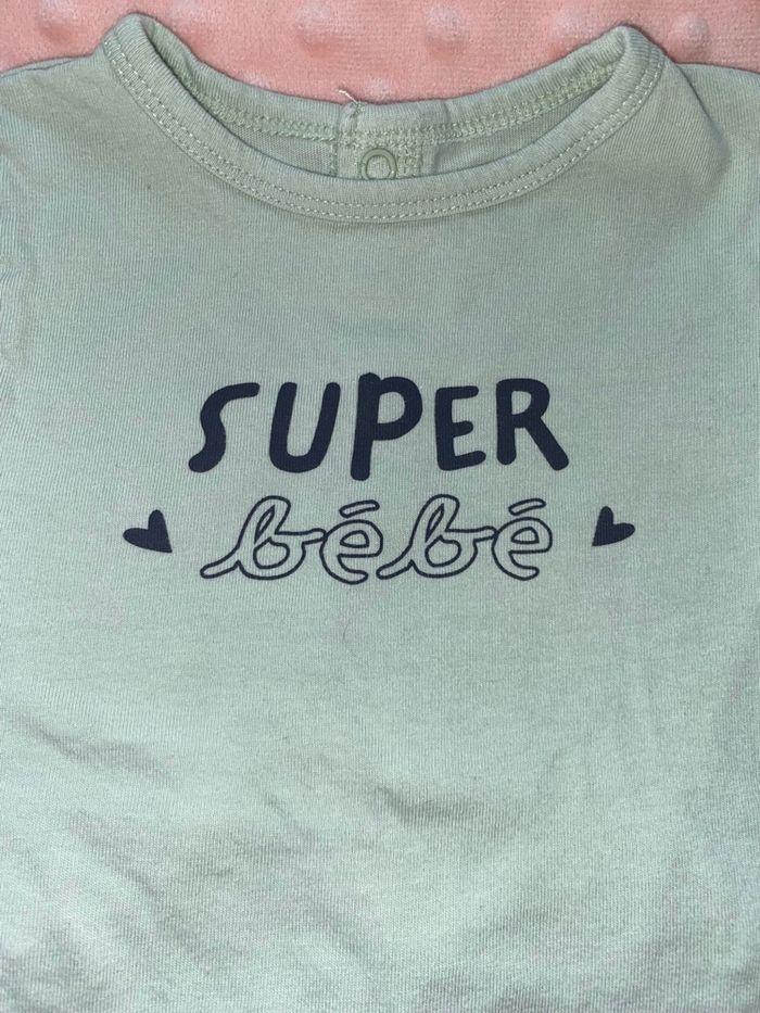 Pyjama « super bébé » gémo 18 mois - photo numéro 3