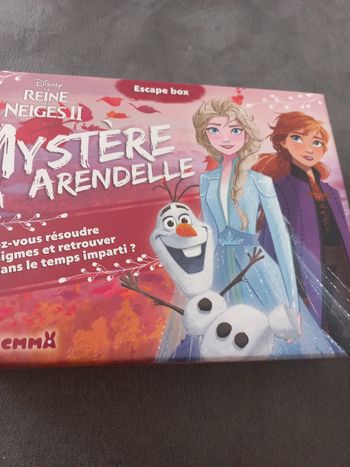 Escape box la reine des neiges 2 mystère à arendelle
