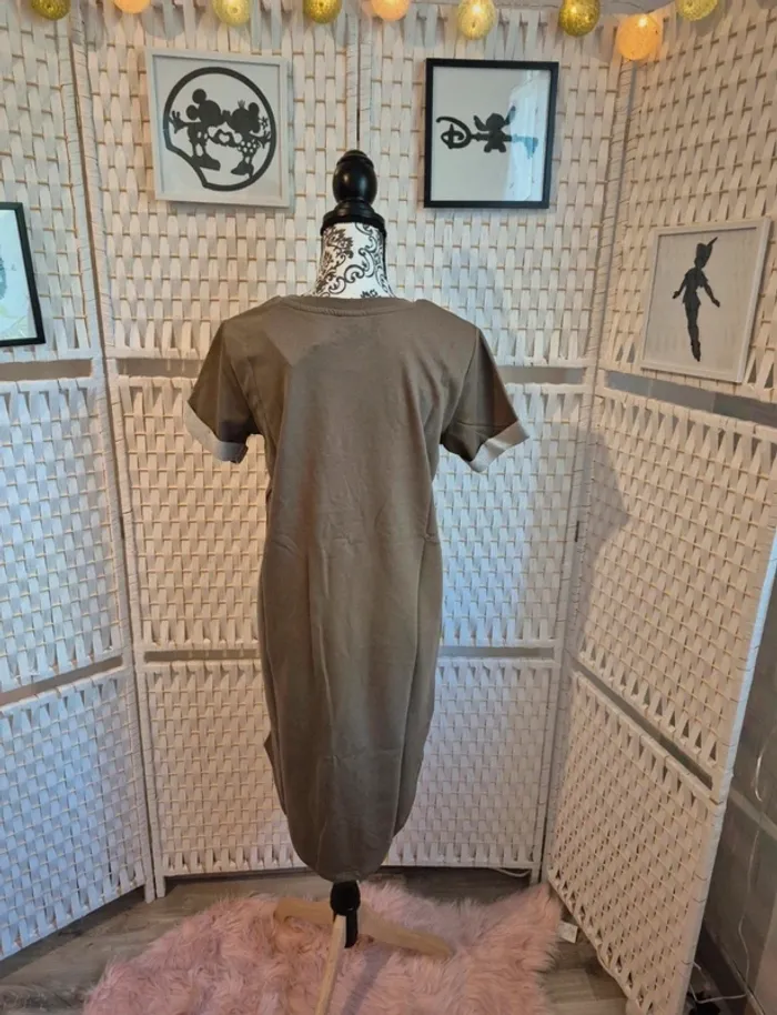 💕Jolie Robe T-shirt / Sweat Kaki JDY femmeTaille M/ 38 💕 - photo numéro 2