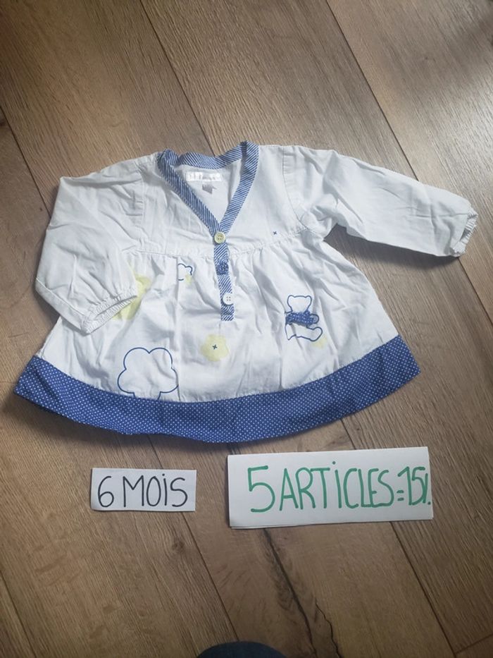 Tunique lulu castagnette ourson - photo numéro 4