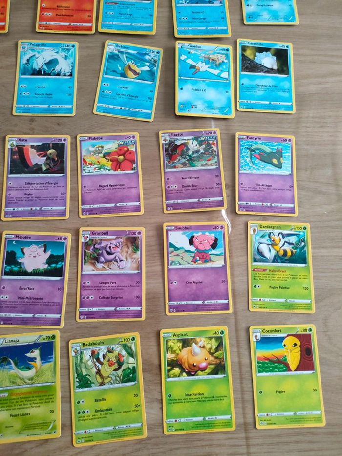 Lot 103 cartes + 5 énergies Pokémon - photo numéro 5