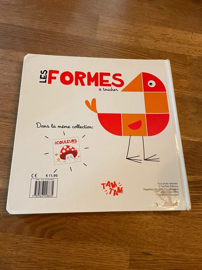 Livre cartonné à toucher Les formes à toucher - photo numéro 3