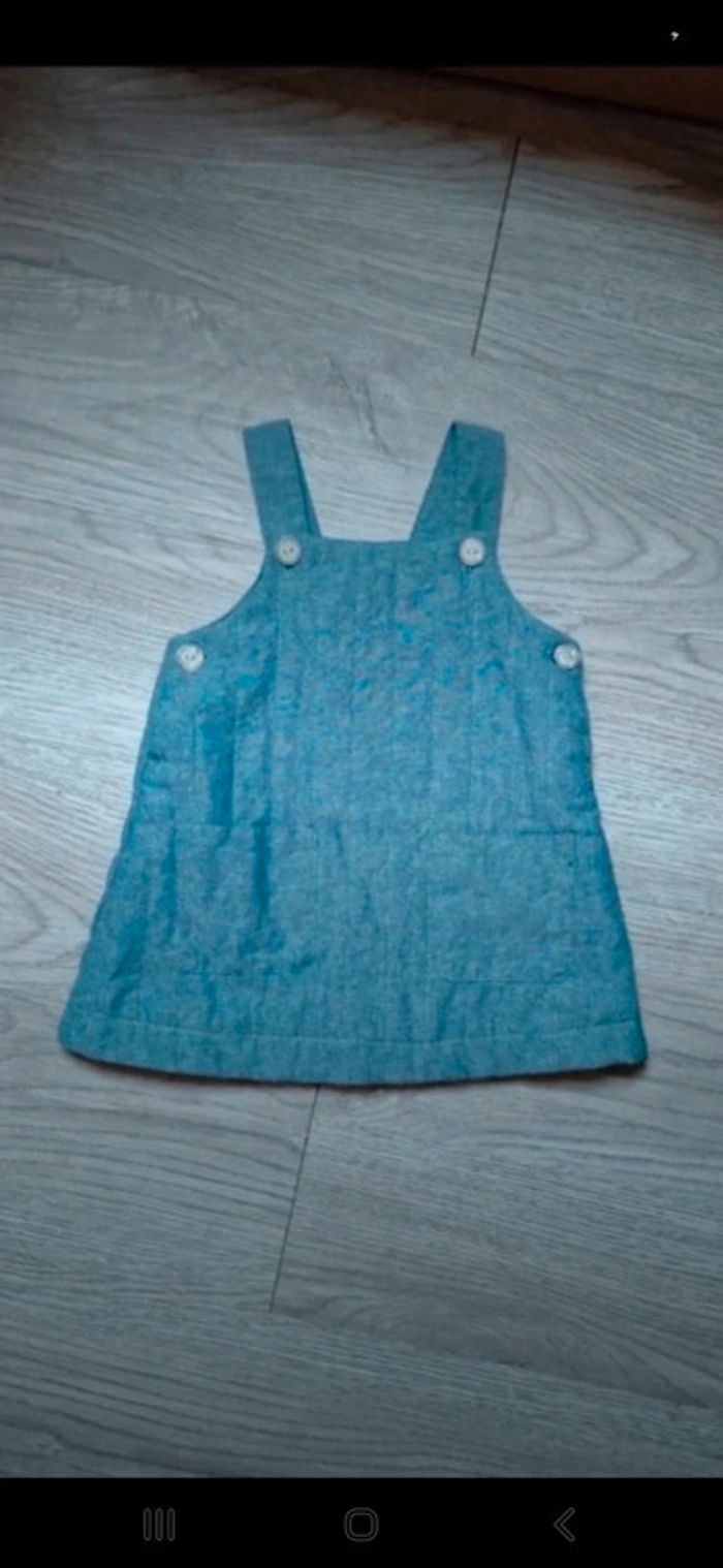 Robe à bretelles épaisse Absorba 12mois 74cm 👻