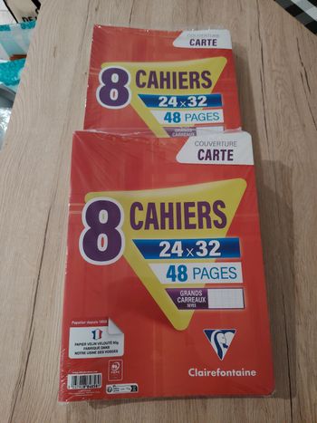 16  cahiers oxford 24x32cm