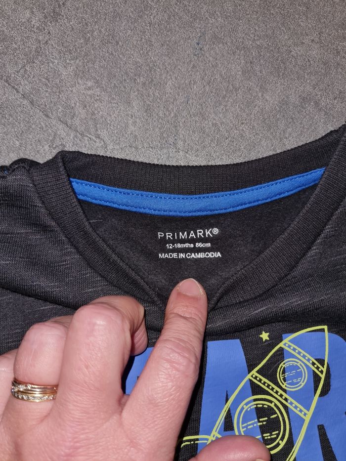 Ensemble primark neuf taille 12/18 mois soit 86cm - photo numéro 4