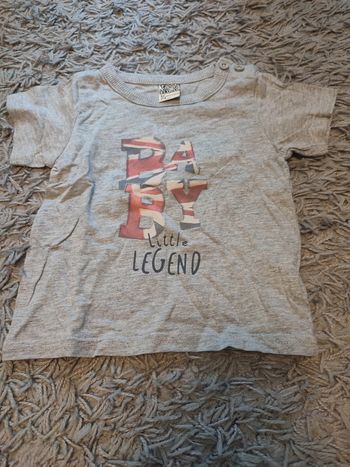 t-shirt gris baby legend