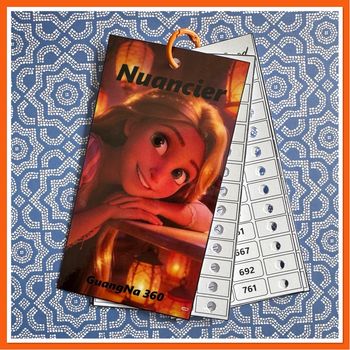 Nuancier guangna 360 numéroté