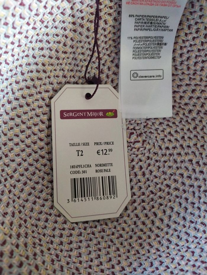 chapeau fille sergent major taille 2 neuf avec etiquette - photo numéro 4