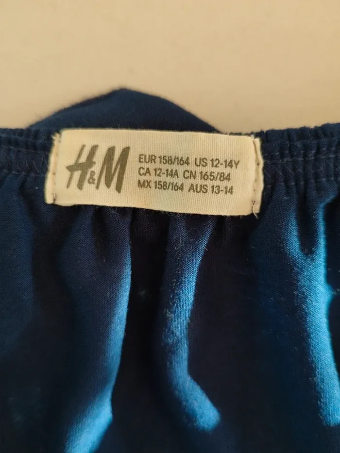T-shirt bleu marine H&M - photo numéro 5