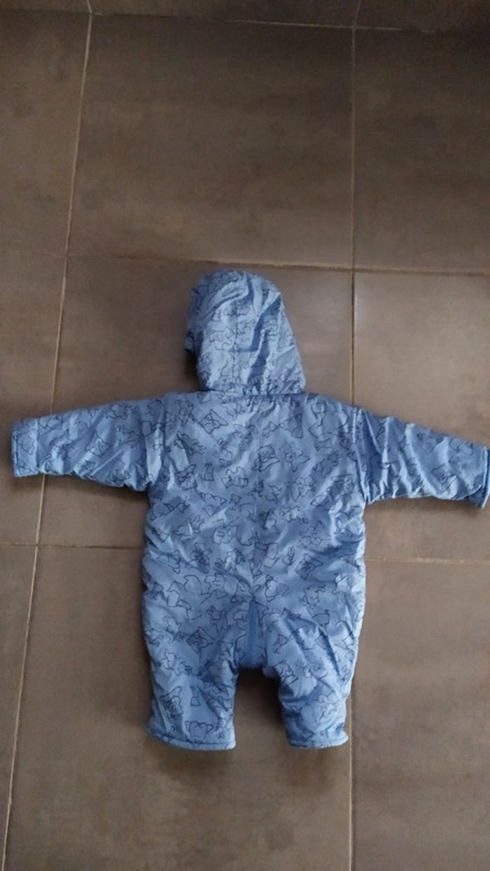 Combinaison bébé bleu oursons 1 mois - photo numéro 5
