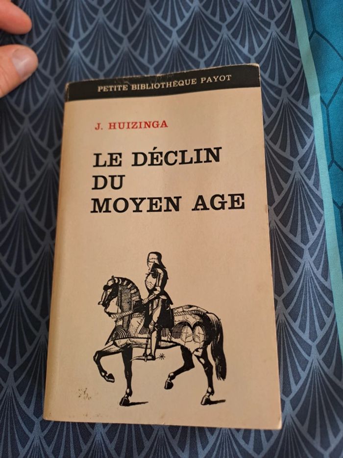 Livre Le Déclin du Moyen Age, J. Huizinga