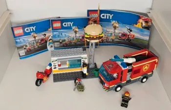LEGO 60214 City Fire L’Intervention des Pompiers au Restaurant de Hamburgers