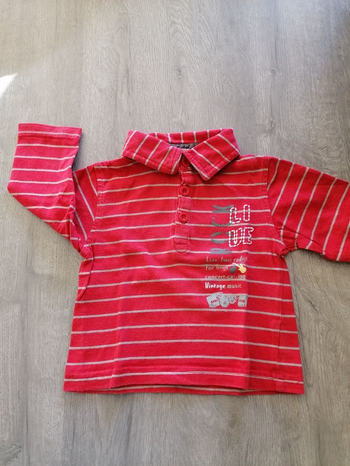 Polo manches longues 6 mois