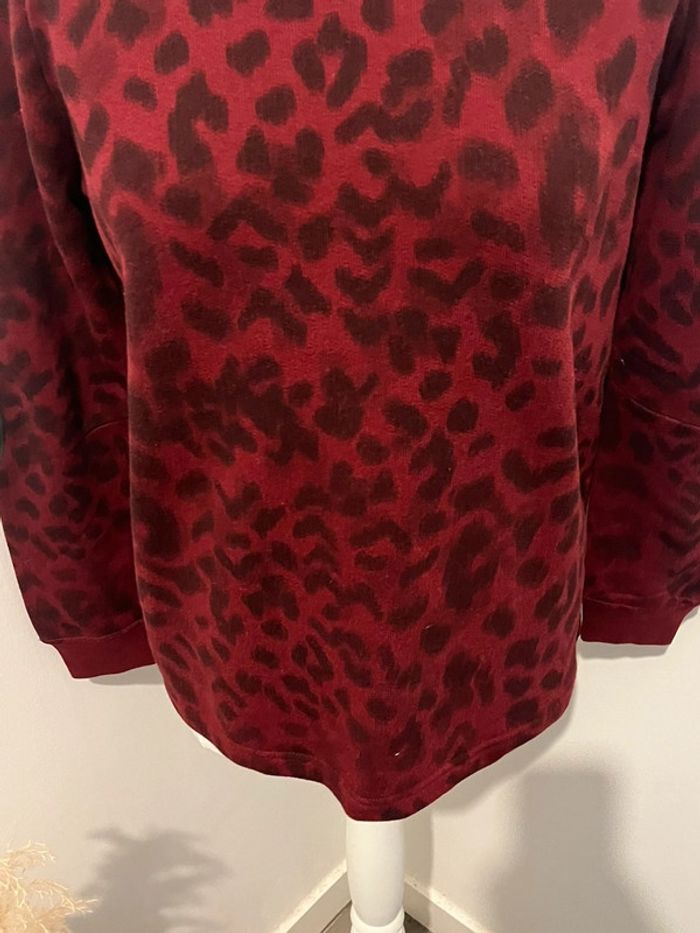 Sweat motif animal rouge et noir Sandro S - photo numéro 2