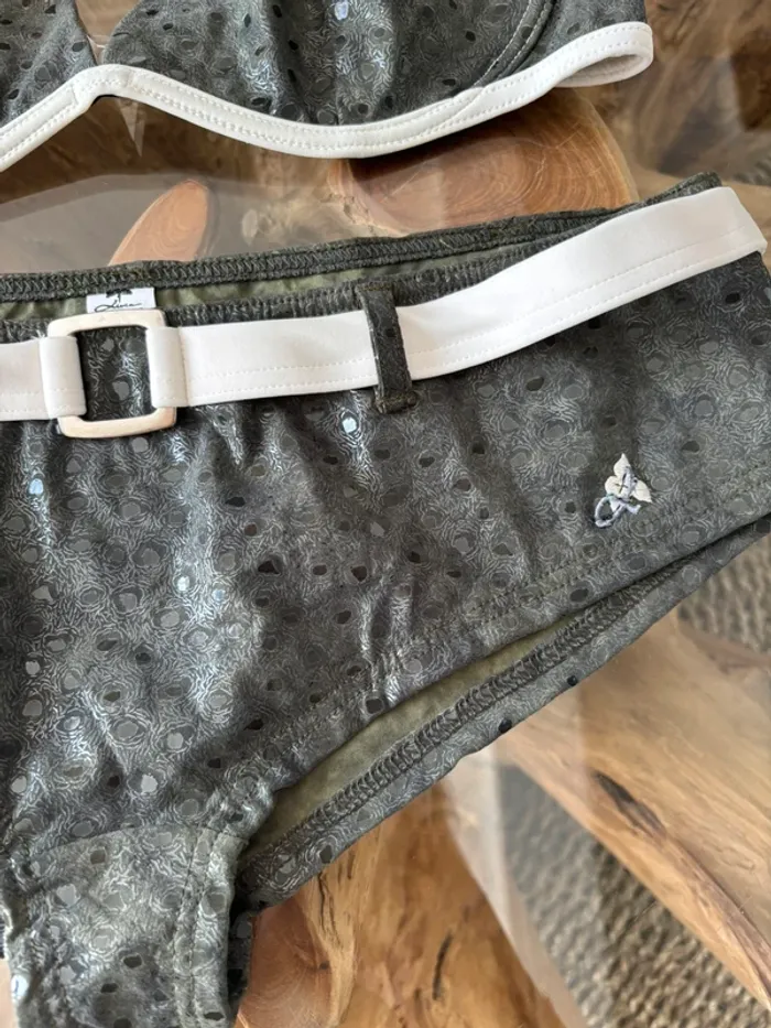 Maillot de bain 2 pièces Livia vert 42 - photo numéro 3