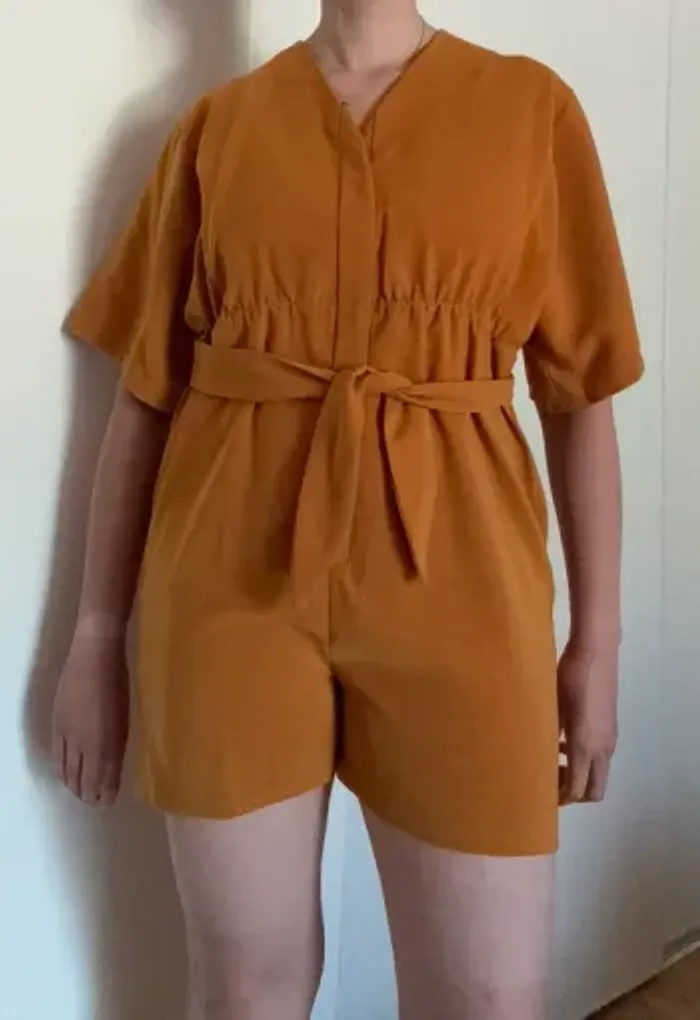 Combishort Tziganette couleur mangue - photo numéro 2