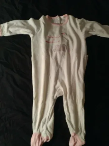 Lot de 5 Pygamas Velours Fille 18 Mois