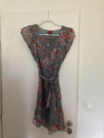 Robe imprimée grise la city taille 36