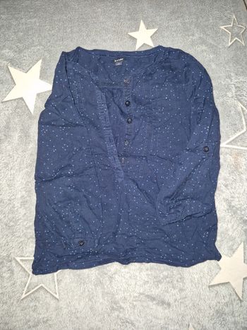 Tunique fille bleu kiabi