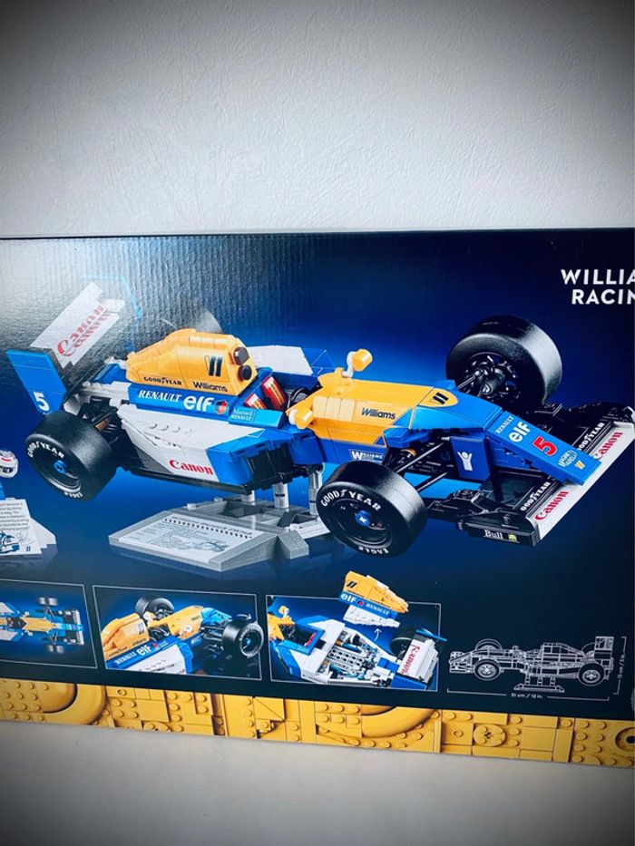 LEGO Icons 10353 - Williams Racing FW14B Et Nigel Mansell - Neuf et Scellé - photo numéro 8
