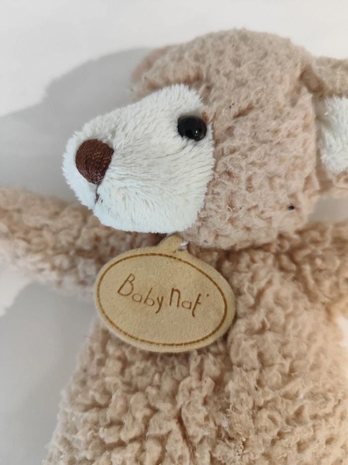 Doudou/ peluche mouchoir ourson/ nounours/ ours baby nat - photo numéro 4
