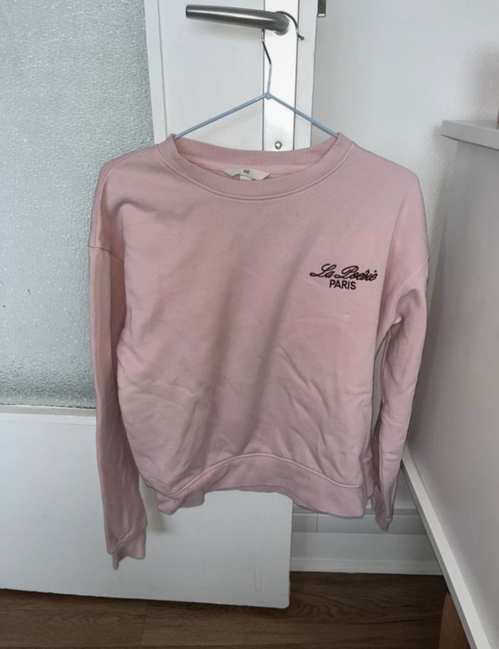 Sweat femme rose